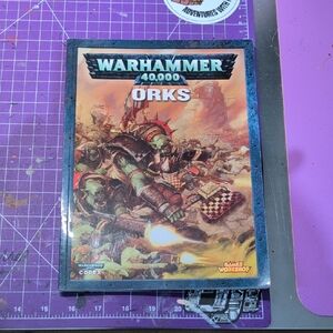 Warhammer 40,000 Orks Game Book - Green and Black